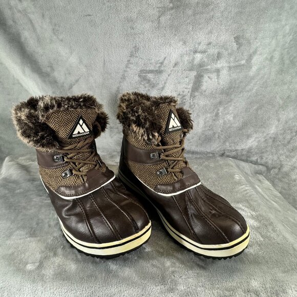 Mishansha Women's 9 Winter Snow Boots Outdoor Non-slip Warm Waterproof with fur - Picture 11 of 16